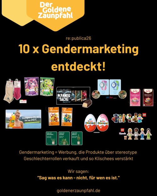 republica2026-goldener-zaunpfahl-gendermarketing
